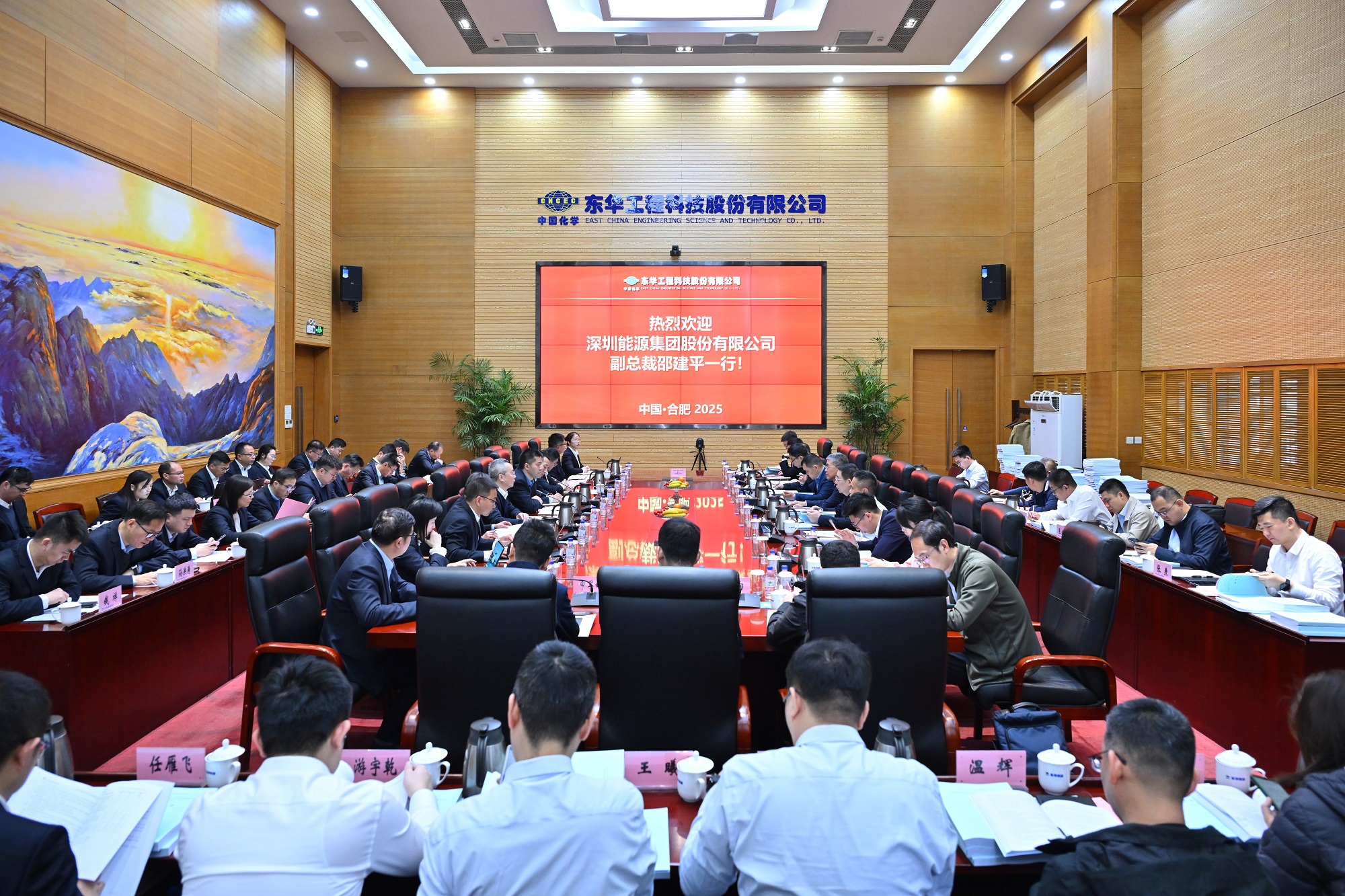 中國化學東華公司深能鄂托克旗風光制氫一體化合成綠氨項目初步設(shè)計審查會順利召開